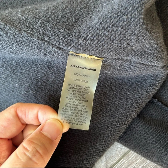 Alexander Wang Black Cotton Double Breasted  Blazer - Picture 10 of 16